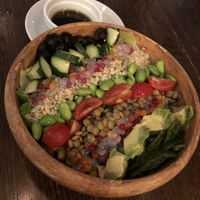 Tofu salad at Cafe La Boheme - Odaiba in Tokyo