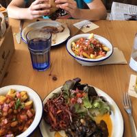 Pulled mushroom burger (one is without sour dough bun) at The Railway Pub & Kitchen in Ringwood