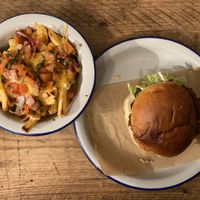 Vegan Dirty Fries at The Railway Pub & Kitchen in Ringwood
