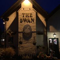 Outside at The Swan Inn in Lyndhurst