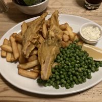 Vegan fish at The Swan Inn in Lyndhurst