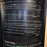 Vegan specials marked up on board at The Swan Inn in Lyndhurst