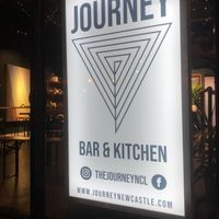 Sign outside  at The Journey in Newcastle Upon Tyne