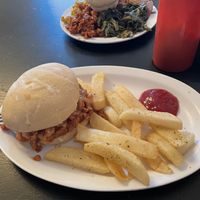 Chickn bbq  at Vegelicious in Nashville