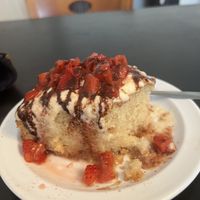 Strawberry cakee  at Vegelicious in Nashville