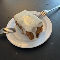 The best Carrot Cake ever!  🧡🥕🧡  at Vegelicious in Nashville