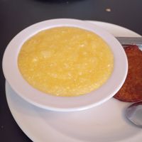 Grits and Sausage at Vegelicious in Nashville