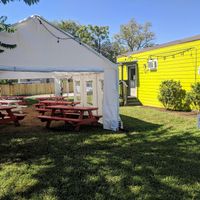 Cutesy Restaurant with covered outdoor seating. at Vegelicious in Nashville