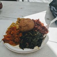 Soul Food Plate, comfort food is the definition and description! at Vegelicious in Nashville