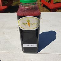 Homemade sorrel at Vegelicious in Nashville