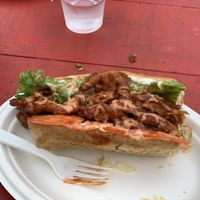 BBQ “chicken” on hoagie at Vegelicious in Nashville