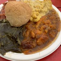 Soul food plate amazing 🥰😘 at Vegelicious in Nashville