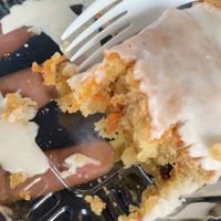 The best carrot cake I have had. Even better since it’s vegan  at Vegelicious in Nashville