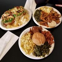 No-BLT PoBoy, Soulchick Plate, Soul Plate.  at Vegelicious in Nashville