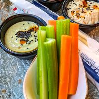 Hummus mix at Amarre 69 in Barcelona