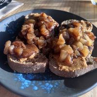 Pear Peanut Butter Toast 🌷  at Amarre 69 in Barcelona