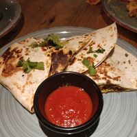 Quesadillas at Amarre 69 in Barcelona