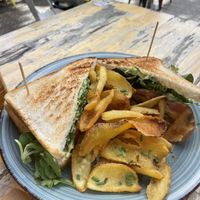 club sandwich   at Amarre 69 in Barcelona