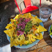 Nachos at Amarre 69 in Barcelona