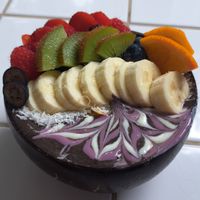 Green bowl at Rainbowls in Amsterdam