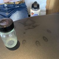 Aftershock of the ginger shot  at Rainbowls in Amsterdam