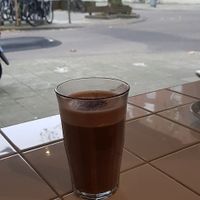 Hot chocolate at Rainbowls in Amsterdam
