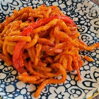 Lagman (excellent) at Old Bukhara Restaurant in Bukhara