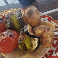 Vegetable kebab *very dry at Old Bukhara Restaurant in Bukhara