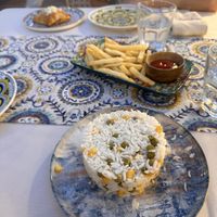   at Old Bukhara Restaurant in Bukhara