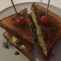 Tofu Sandwich at Hi Mir Vegan Cafe in Nizhny Novgorod