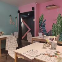 Interior at Hi Mir Vegan Cafe in Nizhny Novgorod
