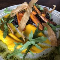Black Risotto at Burgers and Fish in Padstow