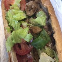 Philly. No mushrooms added lettuce and tomatoes  at ZeeZee's in Roanoke