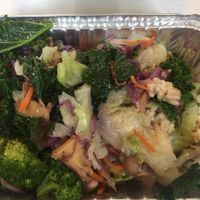 Vegetable stir fry at ZeeZee's in Roanoke