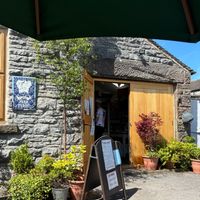 The entrance to lots of vegan goodies. at Peak Feast in Bakewell