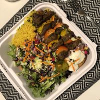  Brochettes at Juste Falafel in Montreal