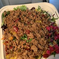   at Juste Falafel in Montreal