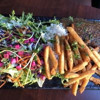   at Juste Falafel in Montreal