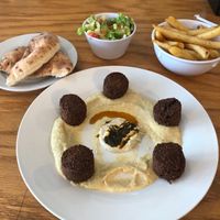 Falafel at Scrambled Diner in Virginia Beach