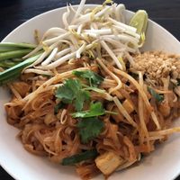 Delicious vegan-ized pad Thai! at Ayara Thai in Los Angeles