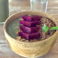 Blue spirulina bowl at Musa Cookery in 