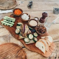 The sharing platter for two! All the tips were so tasty and veggies cooked fab. Would defo recommend! at Musa Cookery in 