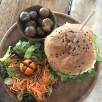 Burger at Musa Cookery in 