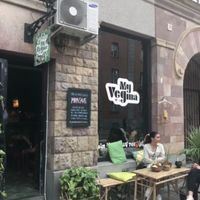 Nice outside seating & people watching   at MyVegina in Stockholm