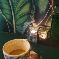 Gingerbread golden milk at MyVegina in Stockholm