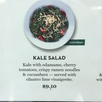 Kale salad at Nami Ramen in St Louis