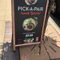 Lunch special (veg not pictured) at Nami Ramen in St Louis