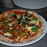 PIZZA VEGETAL VEGANA at Manso Pizzeria in Barcelona