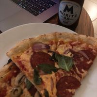   at Manso Pizzeria in Barcelona