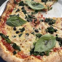 Vegan spinach  at Manso Pizzeria in Barcelona